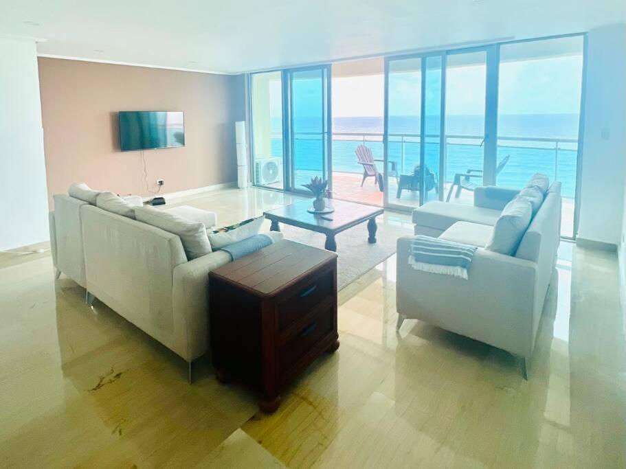 Beach Front Penthouse In Exclusive Tower Santo Domingo Dış mekan fotoğraf